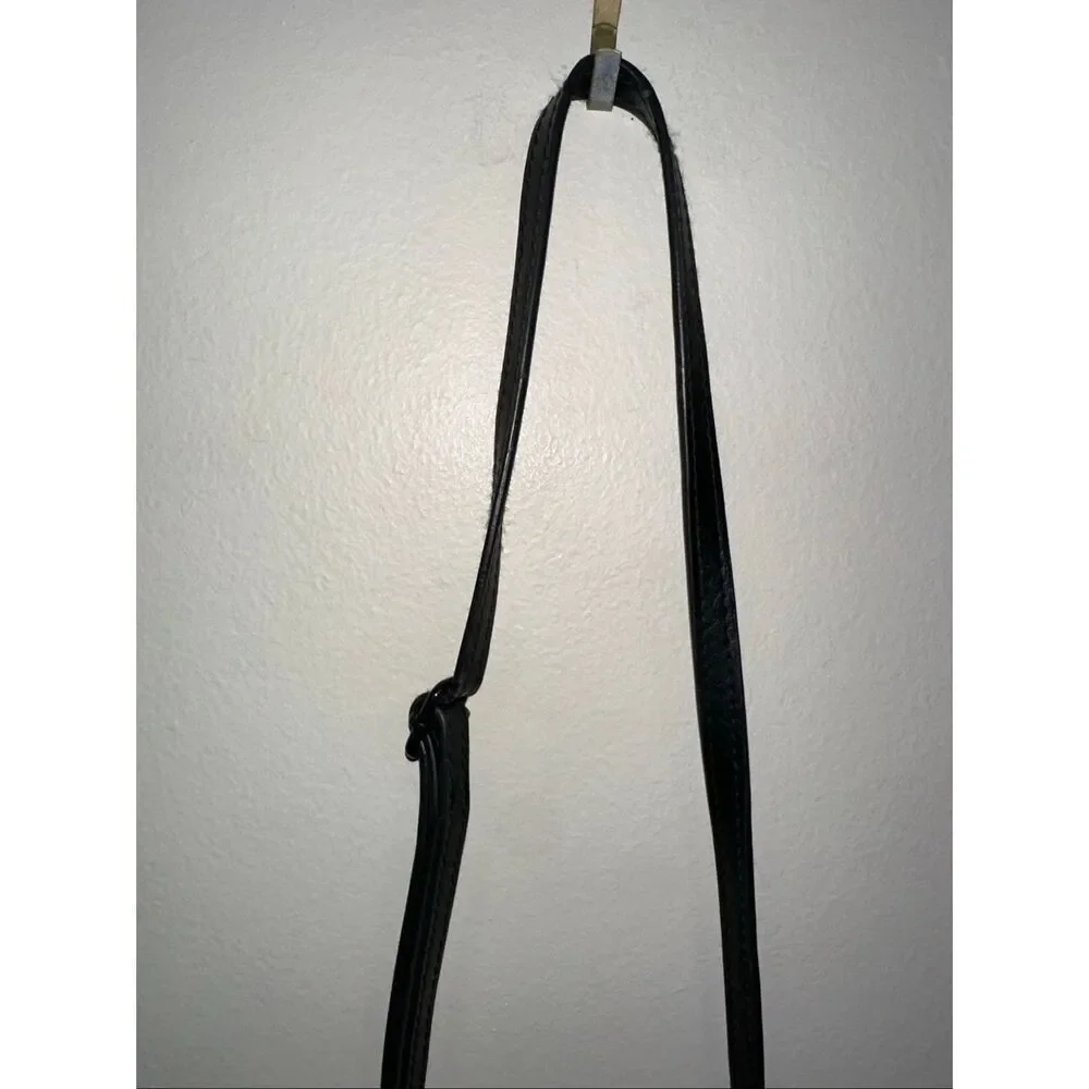 Beis Black Travel Zip Wallet Crossbody  Vegan Leather - Picture 4 of 5